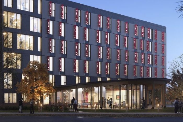 new campus housing building at the kelowna campus