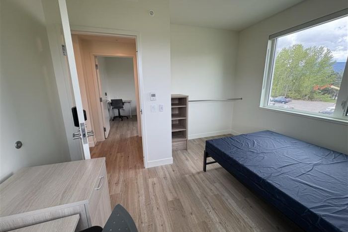 Salmon Arm bedroom in two bedroom unit