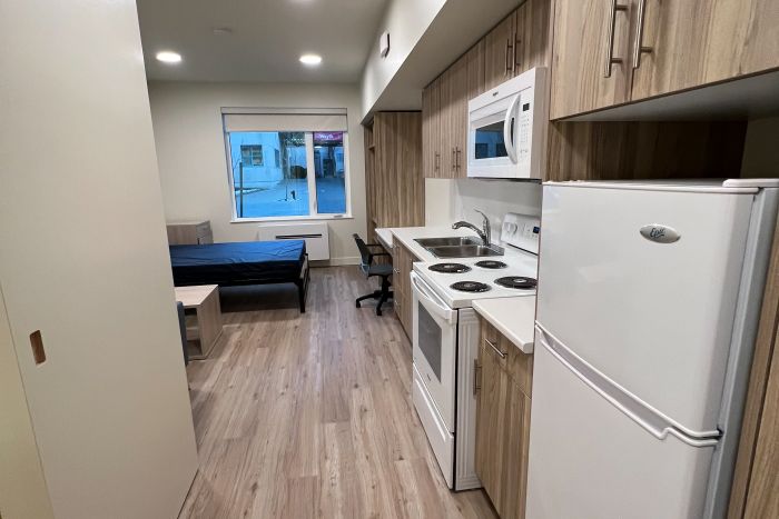 Entryway for Salmon Arm studio