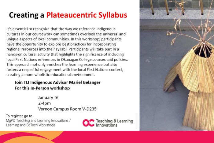 Creating a Plateaucentric Syllabus
