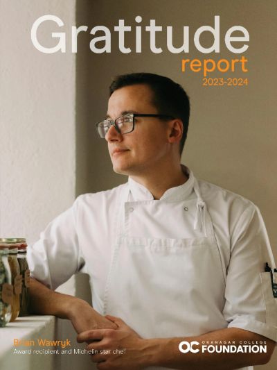 Cover of the Gratitude Report 2023-2024 