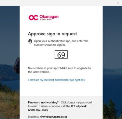 Image - Accessing OneDrive on lab computer (MFA)