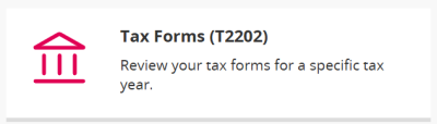 Tax form (T2202)