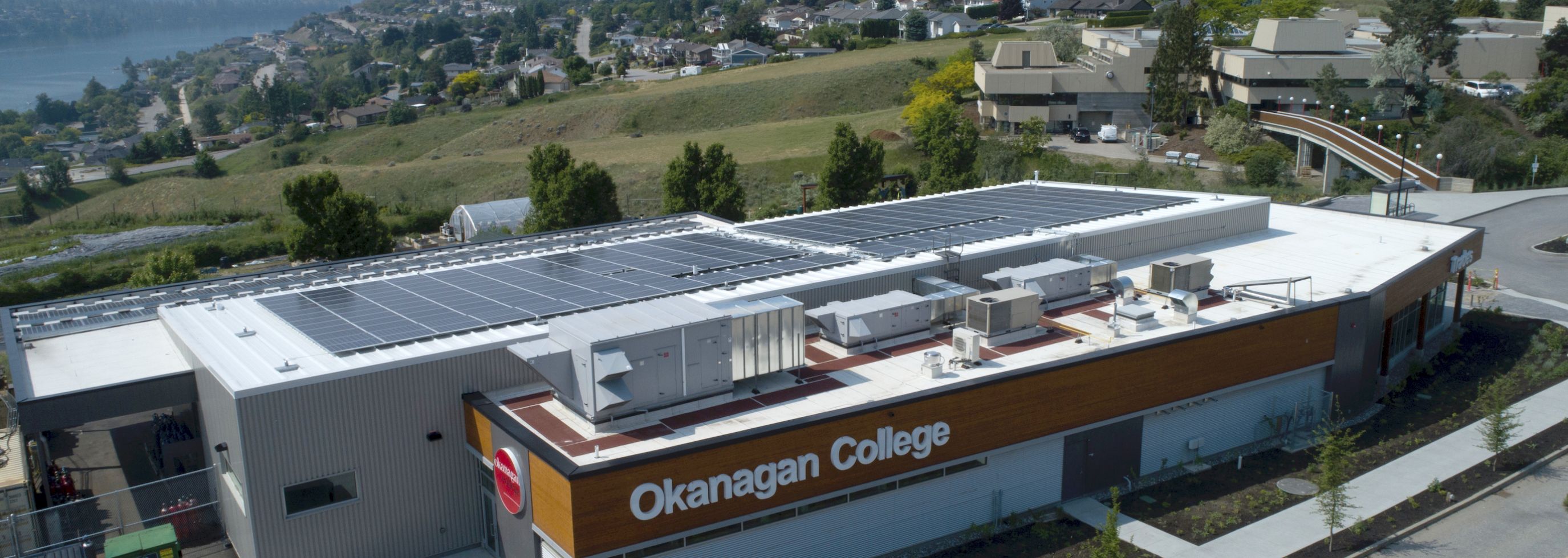 OC's Vernon campus overlooks Kalamalka Lake.