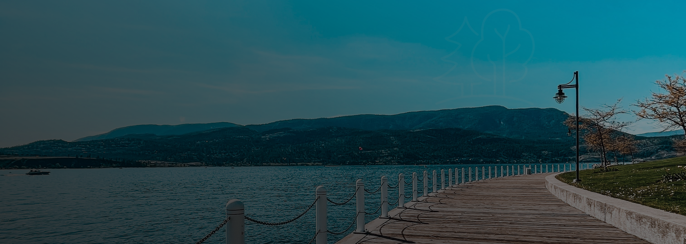 An image overlooking kelowna