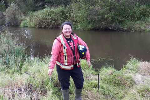 Water Engineering Technology students learn in the field