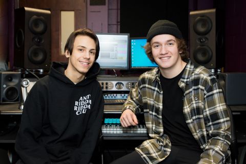 Logan Larocque and Noah Pontenteau