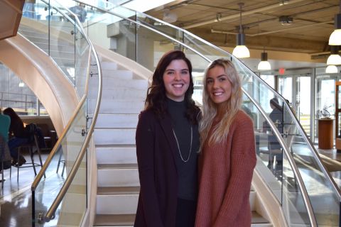 Alivia Leibbrand and Madison Freisen