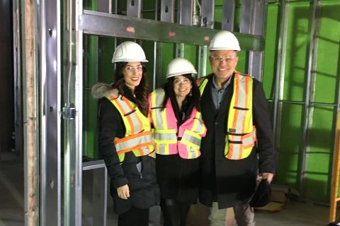 Carly Sauve, Holly Routley and Ian Speckman