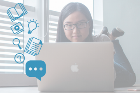 Student Using AskAway Chat