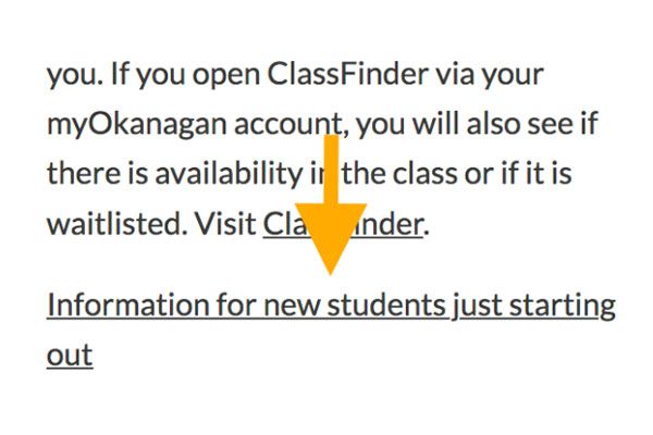 Screenshot of the Text with link block