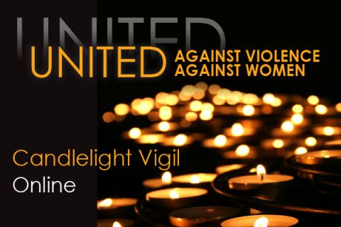 United Against Violence Against Women Online Candlelight Vigil