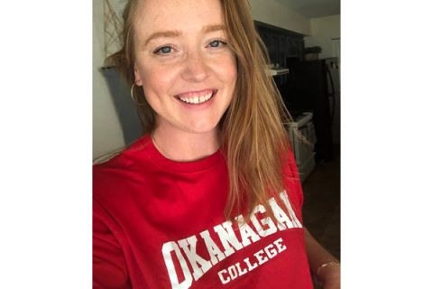 Associate of Arts degree student, Mare McHale