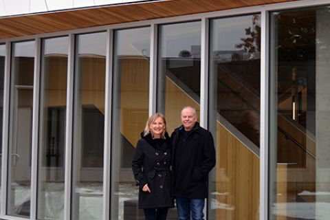 Jim Hodgson and Joy Bianco 