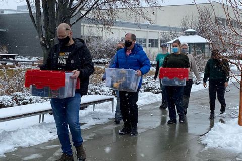 Home Depot delivers tools