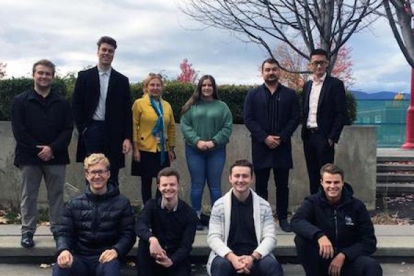 Members of OC's Finance Club.