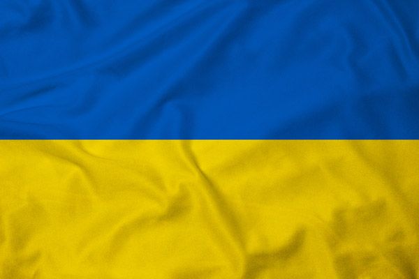 Blue and Yellow Ukraine flag