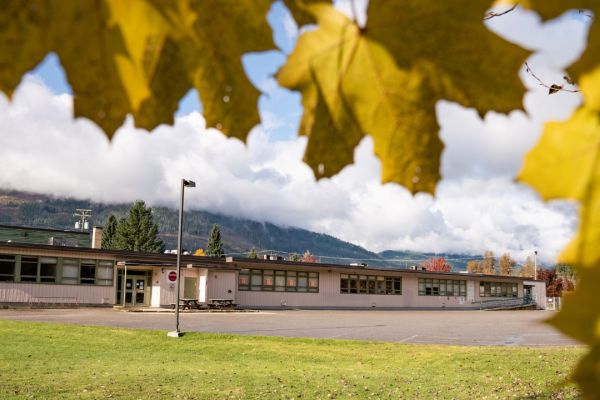 Exterior of the Revelstoke campus