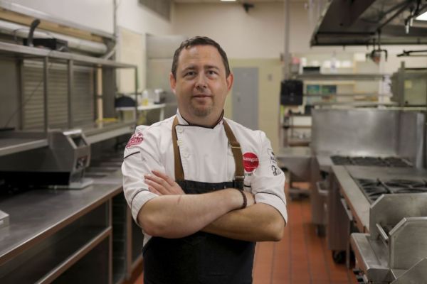 Chef Rob Walker in the OC Kitchen