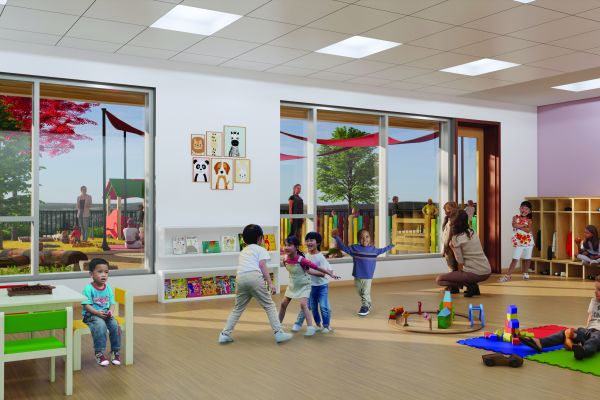 Renderings of childcare centre
