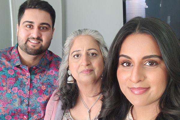 Erum Ahmad and family