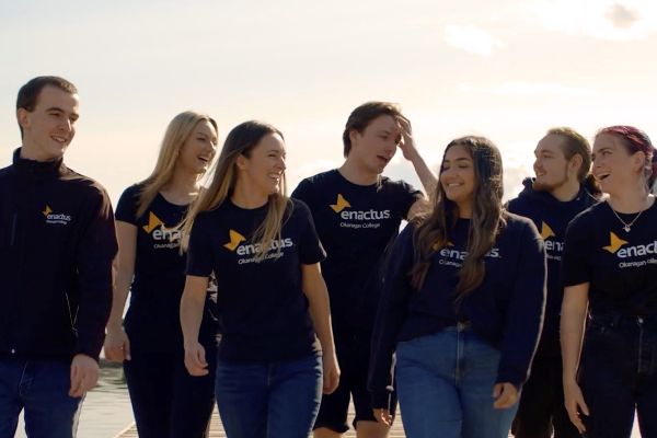Enactus Okanagan College students.