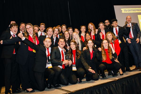 EnactusOC Team at the Enactus Canada Regional Exposition.  