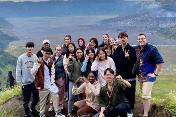 Students participating in the Discovery Camp in Surabaya, Indonesia