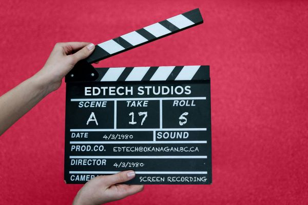 EdTech Video Studio on Clapper Board