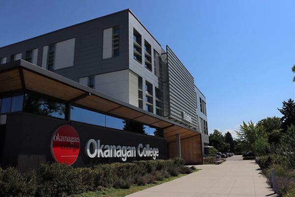 An exterior building at the Kelowna OC campus.