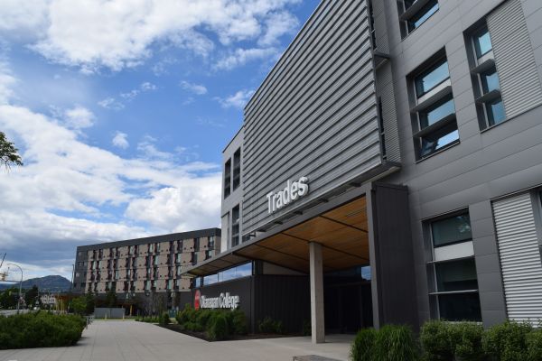Trades building - Kelowna campus Spring 2025