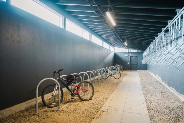 Bike in a bike storage