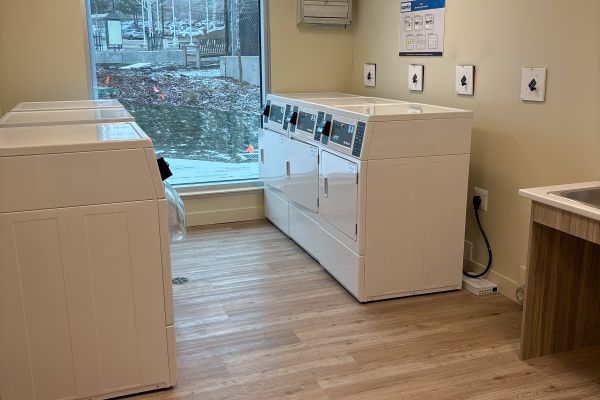 Salmon Arm campus housing laundry