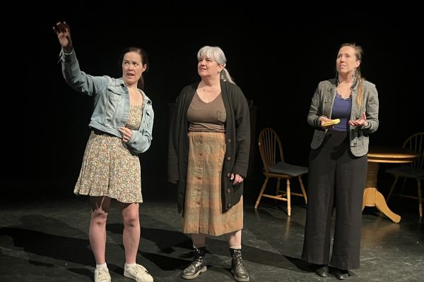 Red Dot production Marion Bridge cast on stage