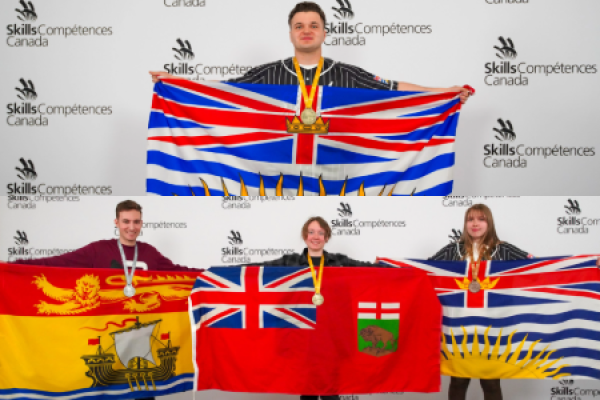  Vladyslav Usach andEmily Frick Skills nationals
