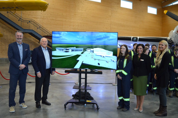 OC President Dr. Neil Fassina, Barry Lapointe, Mikayla McDermott,  OC Dr. Samantha Lenci and OC Caitlin Hartigan
