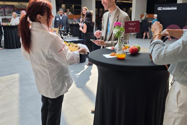 Photo of guests at the OC Foundation President's Club Happy Hour