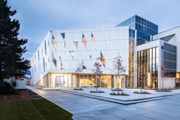Rendering of the Health Sciences building