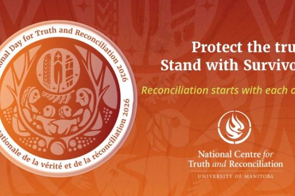 National Day for Truth and Reconciliation 2026 graphic with the message: “Protect the truth. Stand with Survivors.”