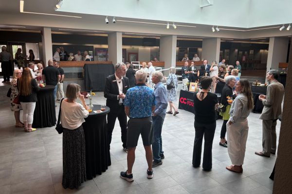 Photo of guests at the OC Foundation President's Club Happy Hour
