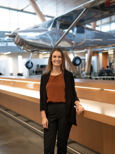 Saige Girouard, recipient of the Lieutenant Governor's Medal for Inclusion, Democracy and Reconciliation