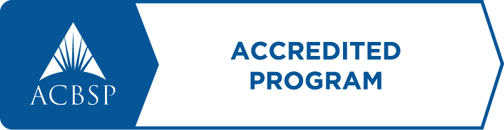 ACBSP accredited program badge