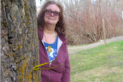 Adult Special Education student Ellen Mackenzie explores nature as part of the Writing Your Life creative writing course.