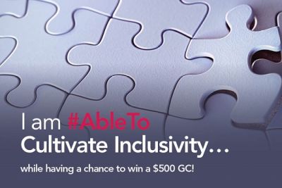 Student Services Accessibility Initiative graphic, puzzle pieces with text overlay