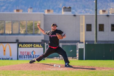 man throwing baseball