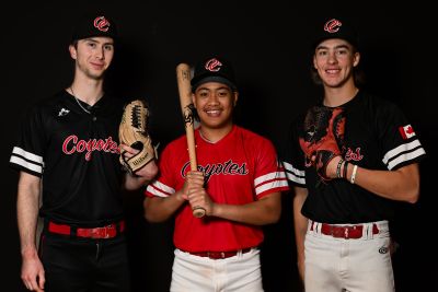 (L to R): Corbin Mossop, Rico Domingo and Ryan Powers. Photo: Tami Quan