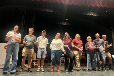 Cast of Chautauquas 1925 in rehearsal