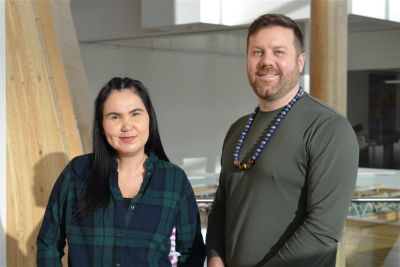 New OC Board of Governors Chair Dustyn Baulkham (right) and Vice Chair Andrea Alexander