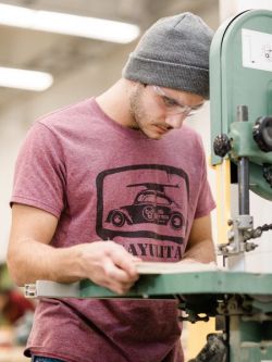 Vernon Trades student