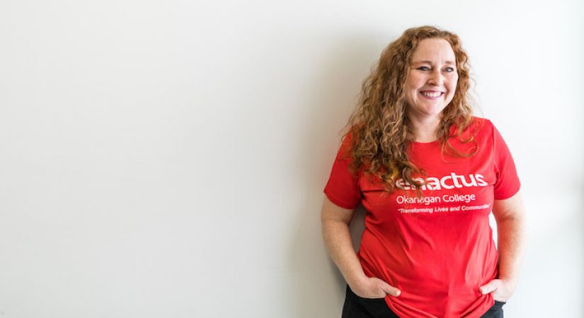 Students with Enactus OC support the Salmon Arm Launch-A-Preneur business development program